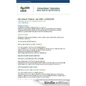    Google DoubleClick Advertiser Updates Kindle Store Google
