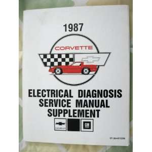 1987 Corvette Electrical Diagnosis Servise Manual Supplement   ST 364 