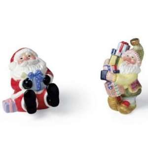  Fitz and Floyd Happy Holidays Salt and Pepper Shakers 