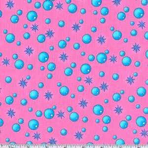  45 Wide Beez Bubbles Pink Fabric By The Yard Arts 