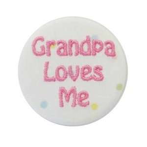  Grandpa Loves Me Pink on Dots Baby