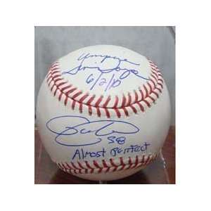  Armando Galarraga & Jim Joyce Signed Perfect Game Baseball 