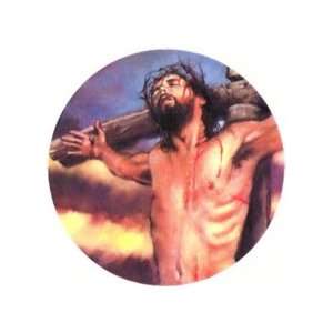  The Agony of Jesus Crucifixion Keychain 