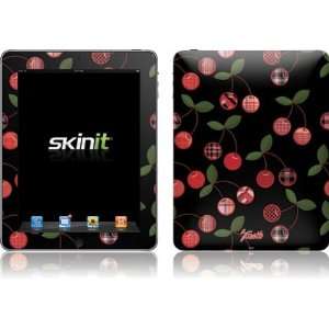  Skinit Black Cherries Vinyl Skin for Apple iPad 1 