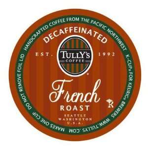 Tullys K cup French Roast Decaf Grocery & Gourmet Food