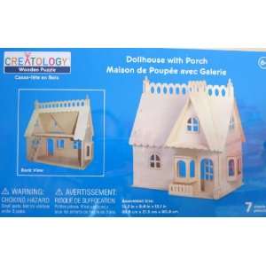 Creatology Wood Puzzle Dollhouse with Porch Toys & Games