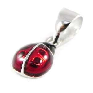  Pendant silver Coccinelle red. Jewelry