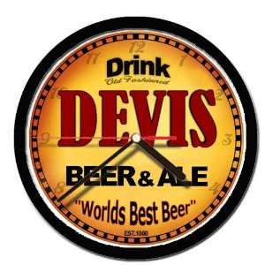  DEVIS beer and ale cerveza wall clock 