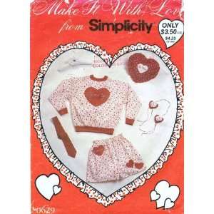  Simplicity 0629 Sewing Pattern Valentines Gifts Top Boxer 