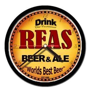  REAS beer and ale cerveza wall clock 