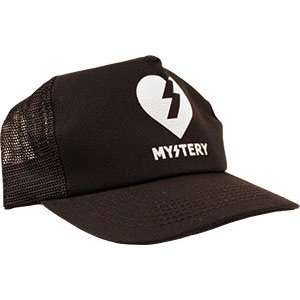  Mys Heart Mesh Hat   Black/Black