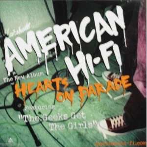  American Hi Fi Hearts on Parade Promo Album Flat