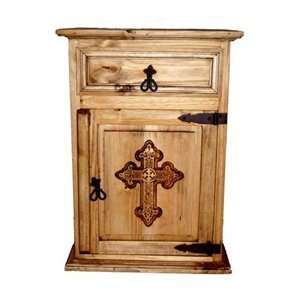  Million Dollar 02 10 NS CROSS Nightstand, Rustic