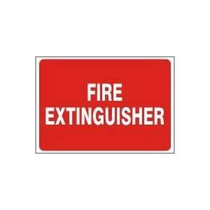  FIRE EXTINGUISHER Sign   7 x 10 Plastic