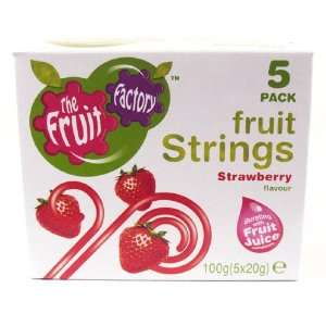 Fruit Factory Fruit Strings 5 Pack 100g Grocery & Gourmet Food