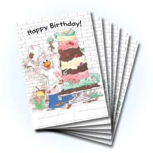    Suzys Zoo Happy Birthday Card 6 pack 10307