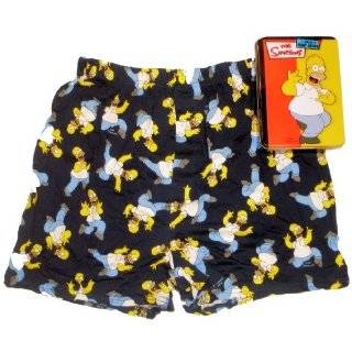 The Simpsons   Mens Silly Homer Simpson Running Wild Allover Pajama 