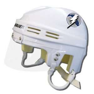  Tampa Bay Lightnings White Replica Mini Helmet Sports 