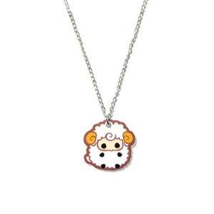  Fat White Sheep Necklace by Sugar Bunny Shop Jewelry