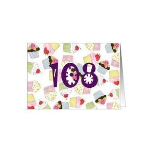  Cupcakes Galore 108th Birthday Card Toys & Games