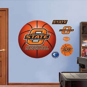  Oklahoma State Cowboys Basketball Logo Fathead NIB 