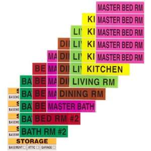  The Container Store Color Coded Moving Labels