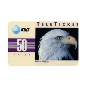  Collectible Phone Card 50u American Bald Eagle (Group 3 
