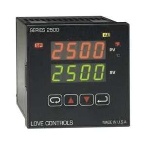  Love Controls 1/4 Tc Inp/relay Temperature Din Control 