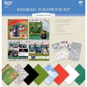  (Price/1 EA)Scrapbook Kit Baseball 12X12