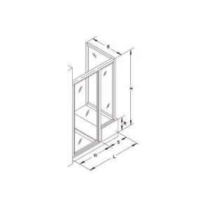   Moraine Glass Custom Pivot/Swing Frameless Shower Doors 14962 S G51