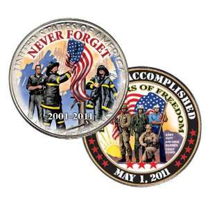  Mission Accomplished Coin   Defenders of Freedom Coin 