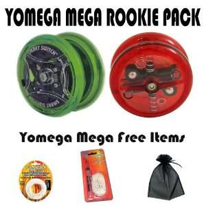  Mega Yomega Rookie Yo Yo Combo Pack with FREE Yomega 