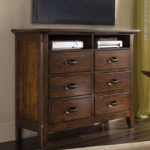  Carturra Media Chest in Distressed Chocolate