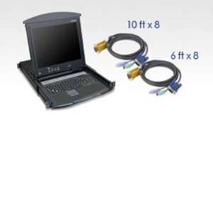 Aten Technology KL1116LKIT 16 Port LCD Console KVM Switch Kit   Cables 