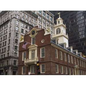 The Old State House, Built in 1713, Boston, Massachusetts, New England 