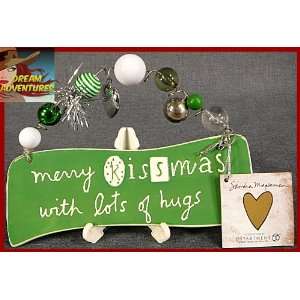   Wall Hanger Merry Kissmas With Lots of Hugs Christmas