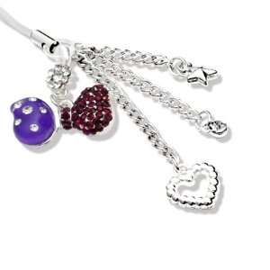   Shaped Diamond Cell Phone (car) charm Strap Cell Phones & Accessories