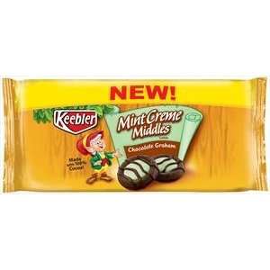 Keebler Mint Creme Middles Chocolate Graham, 9.5 oz (Pack of 3)