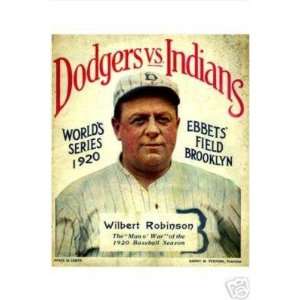  Baseball World Series 1920 Cleveland Indians vs Brooklyn 
