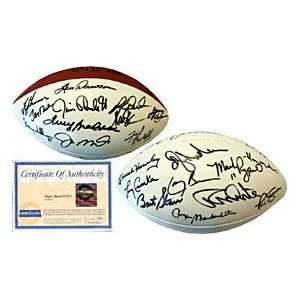  Super Bowl MVPs Autographed / Signed Football (Steiner 