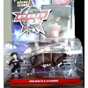  Action Figures   Micro Icons PBR Professional Bull Riding Series 1