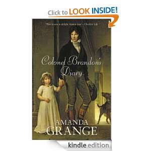 Colonel Brandons Diary Amanda Grange  Kindle Store