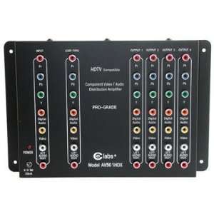  Cables To Go 5 Outlet Component Vid&Dig Audio Amp Supports 