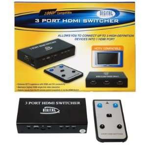  Sakar HD 3 Digital Concepts 3 in 1 HDMI Switcher 