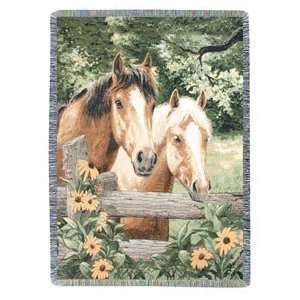  Horse Sense Tapestry Throw