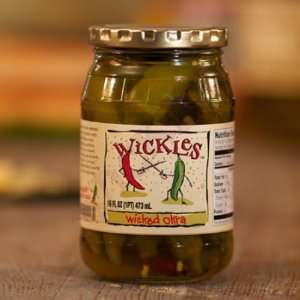 Wickles Pickles Wicked Okra, 16 ounce  Grocery & Gourmet 