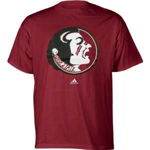   State Seminoles Burgundy adidas Pick 6 T Shirt