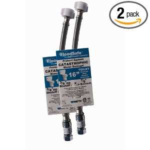 Watts MFS SCT16 614W FloodSafe 3/8 by 7/8 by 16 Inch Toilet Connector 