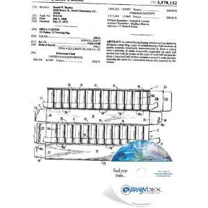  NEW Patent CD for SHELL CARTON 