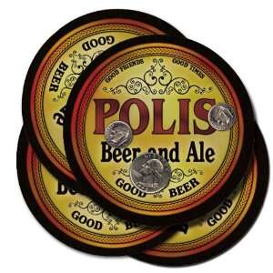  Polis Beer and Ale Coaster Set